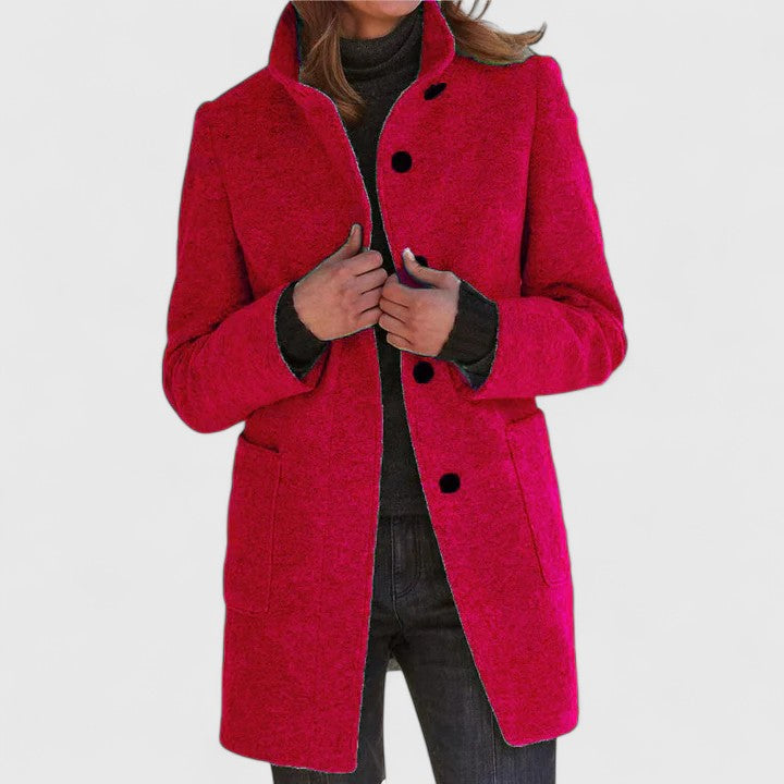 Snow | Women's Coat with High Collar