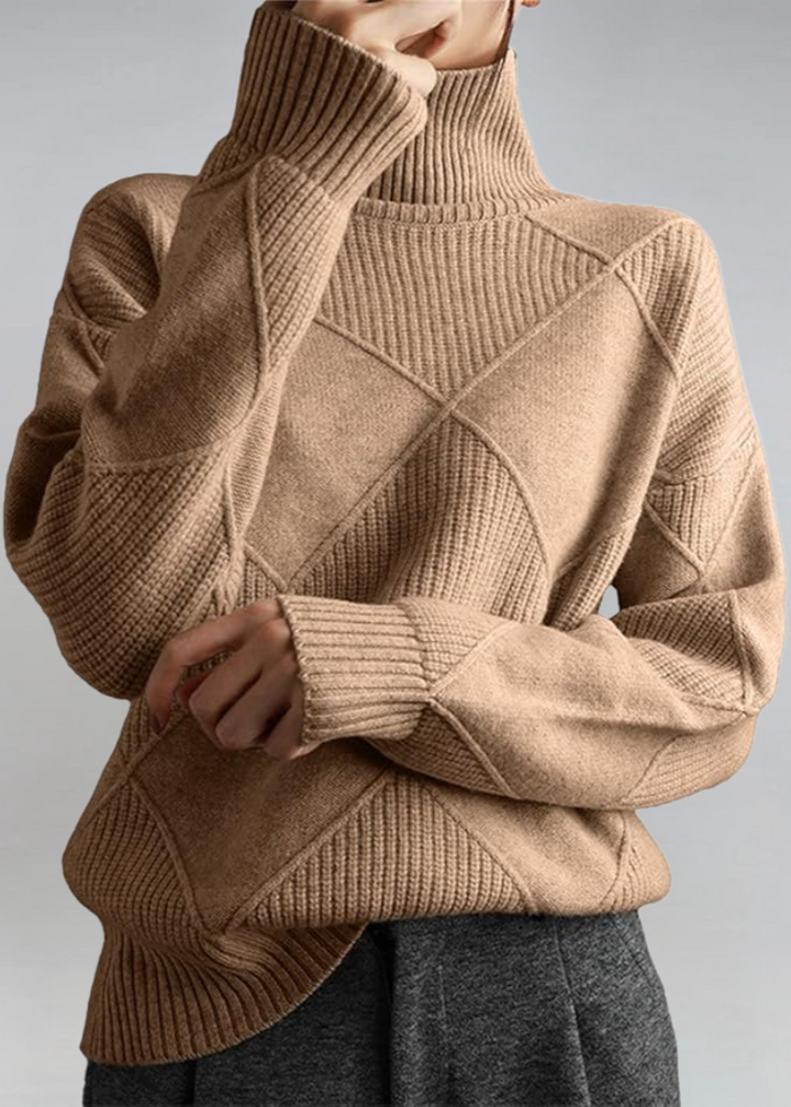 Lauren - Luxury cashmere turtleneck sweater