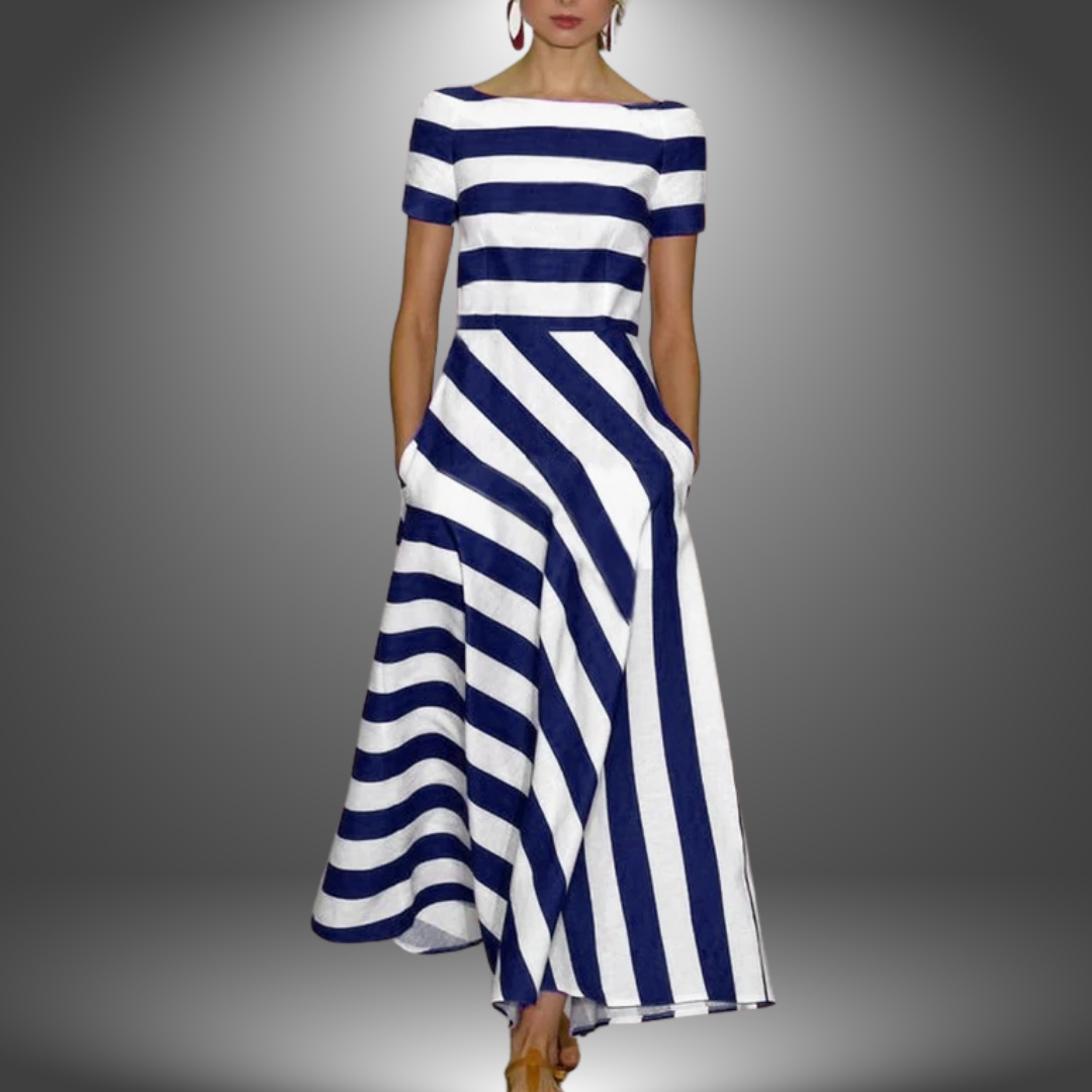 Jenny | Stylish Striped Maxi Dress