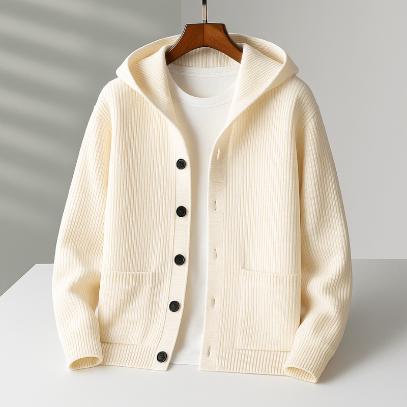 Christopher | Men’s Cardigan Classic Warm Knitwear Style