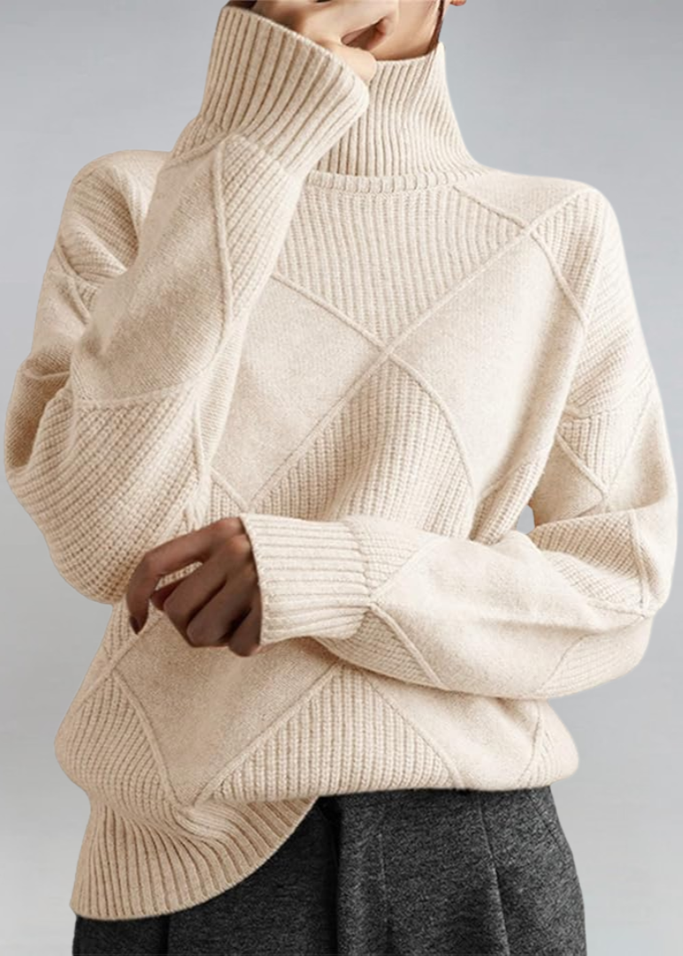 Lauren - Luxury cashmere turtleneck sweater