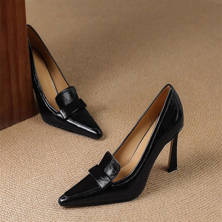 Leah | Patent Elegance Pumps