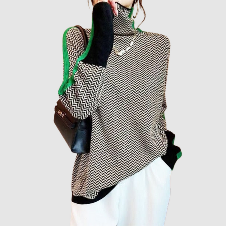 Elizabeth - Sweater with High Collar