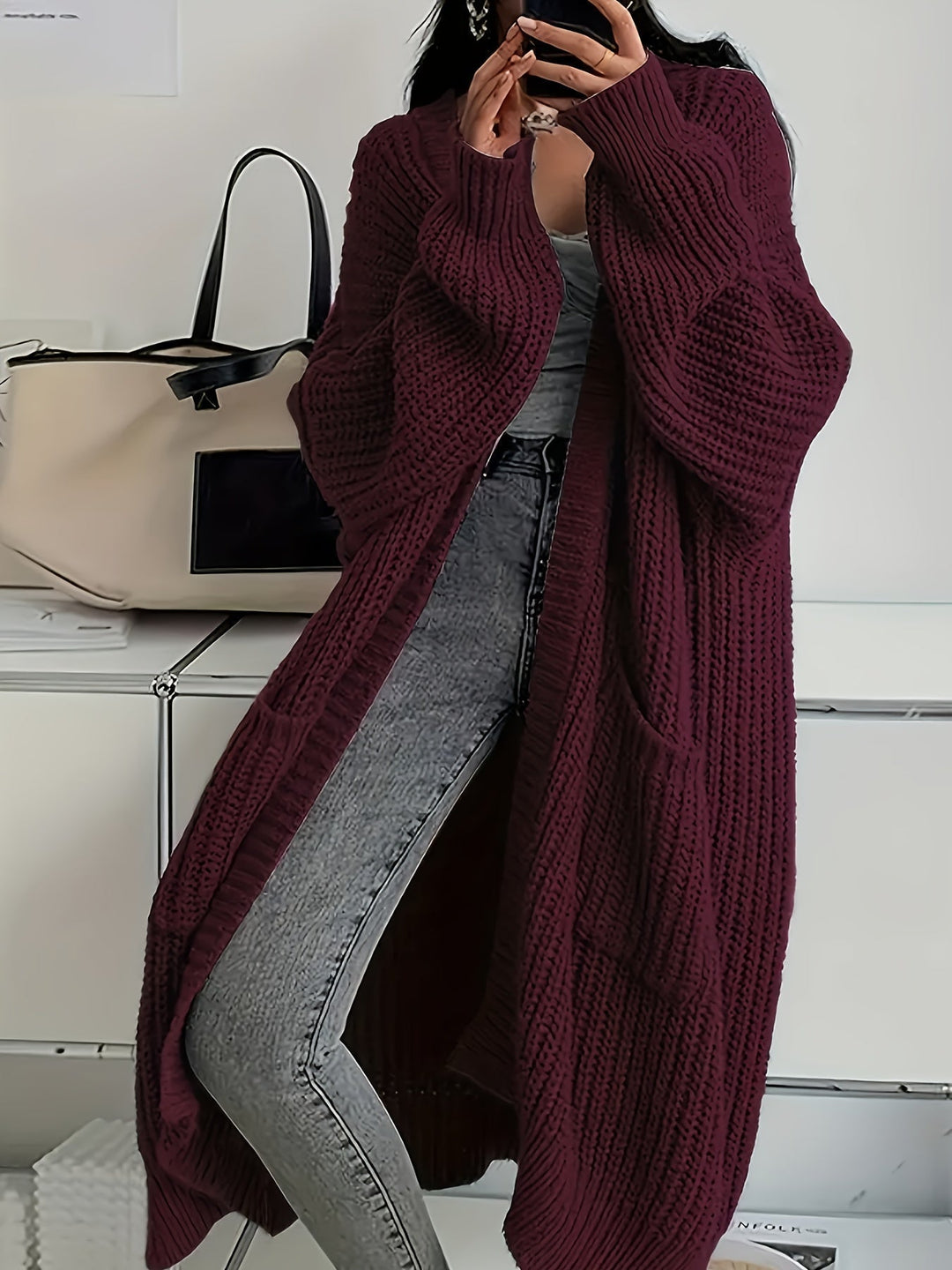 June | Alice | Cozy Confidence Longline Cardigan