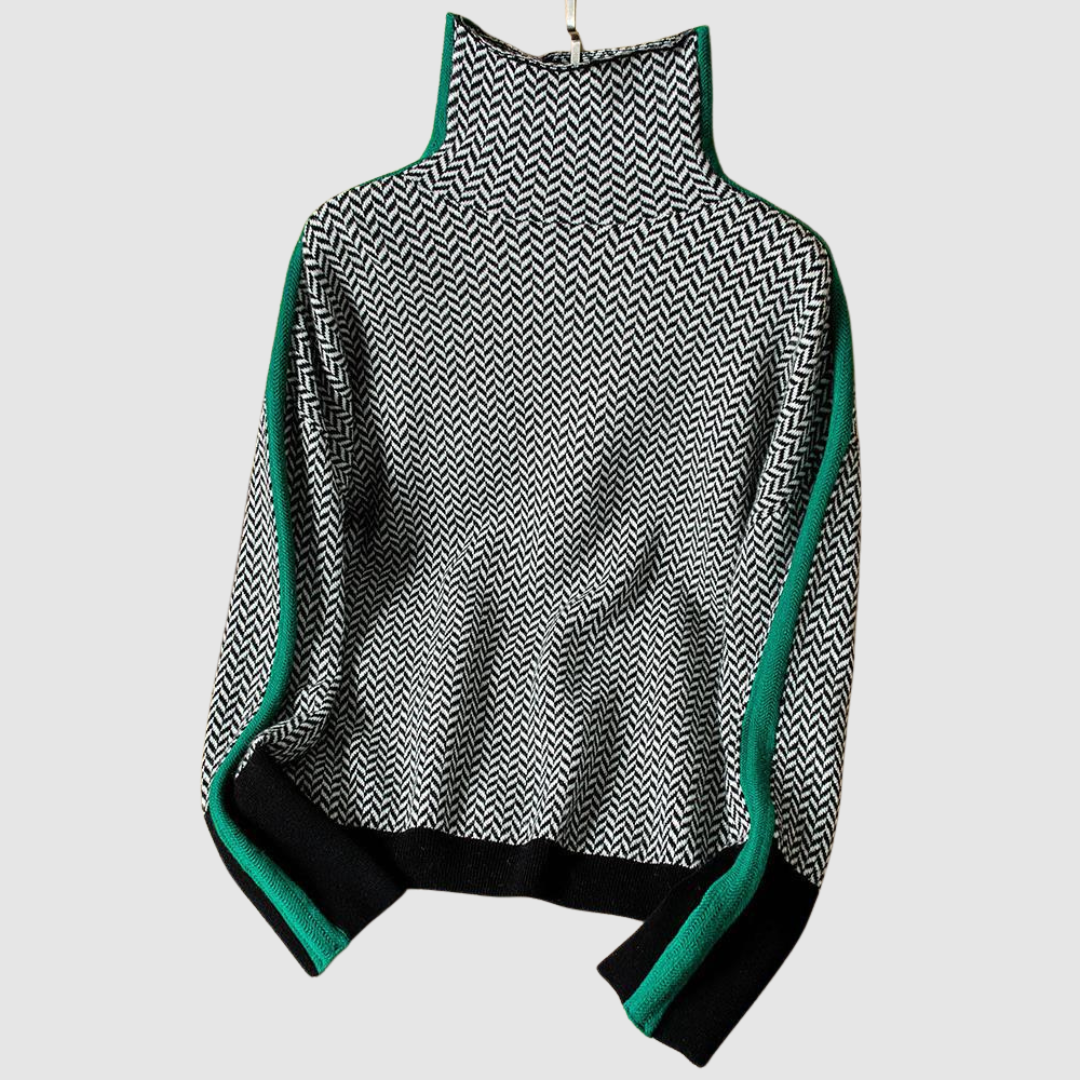 Elizabeth - Sweater with High Collar