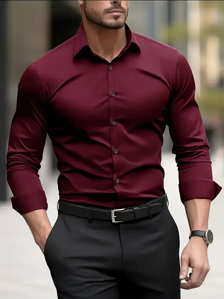 Savrani™ | Modern Long-Sleeve Shirt