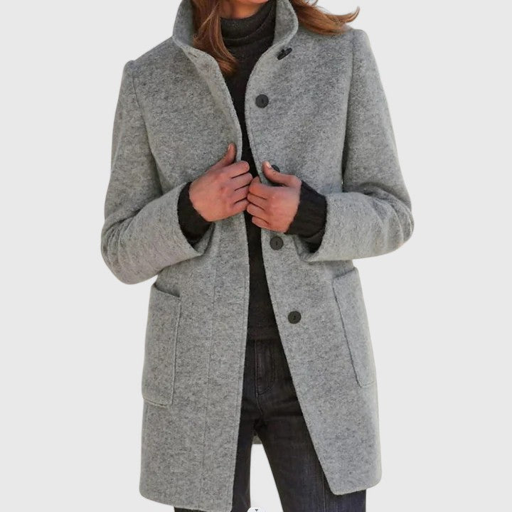 Snow | Women's Coat with High Collar