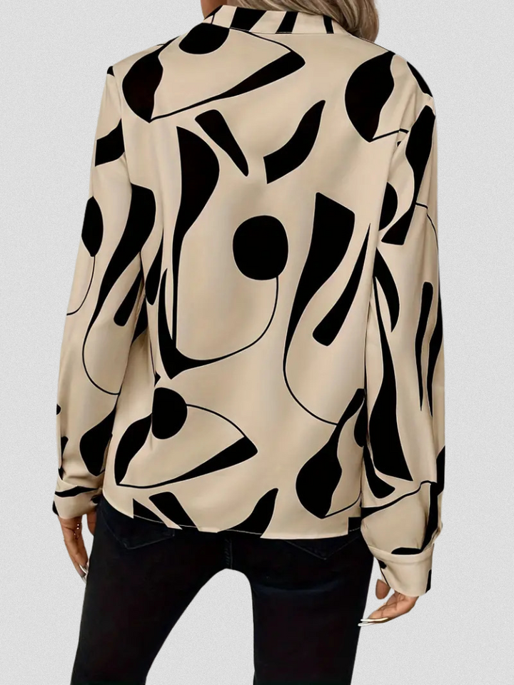 June | LYRA SATIN LOOK BLOUSE