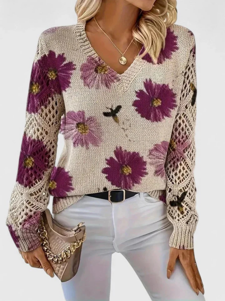 June | Jewel | Bloom Sweater