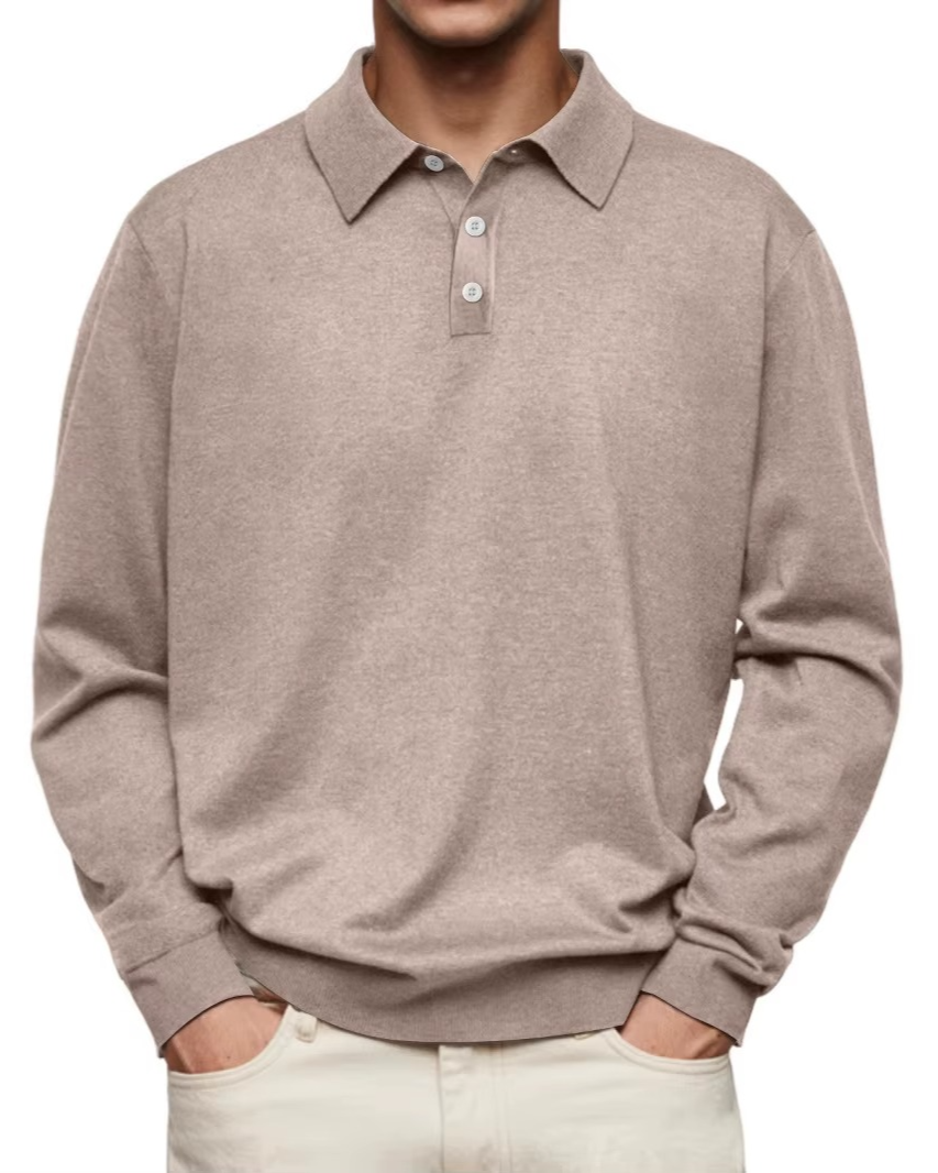 Aiden | Long Sleeve Polo