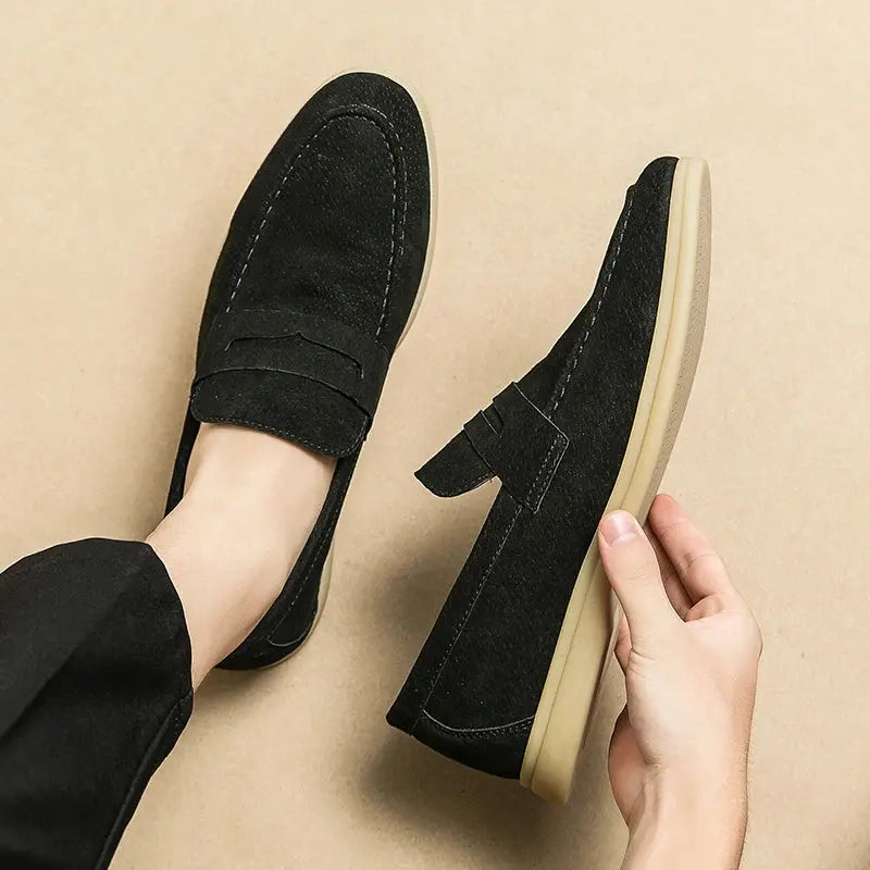 James™ - Stylish Lace-Up Loafers
