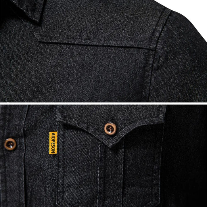 JIM - COTTON DENIM SHIRT