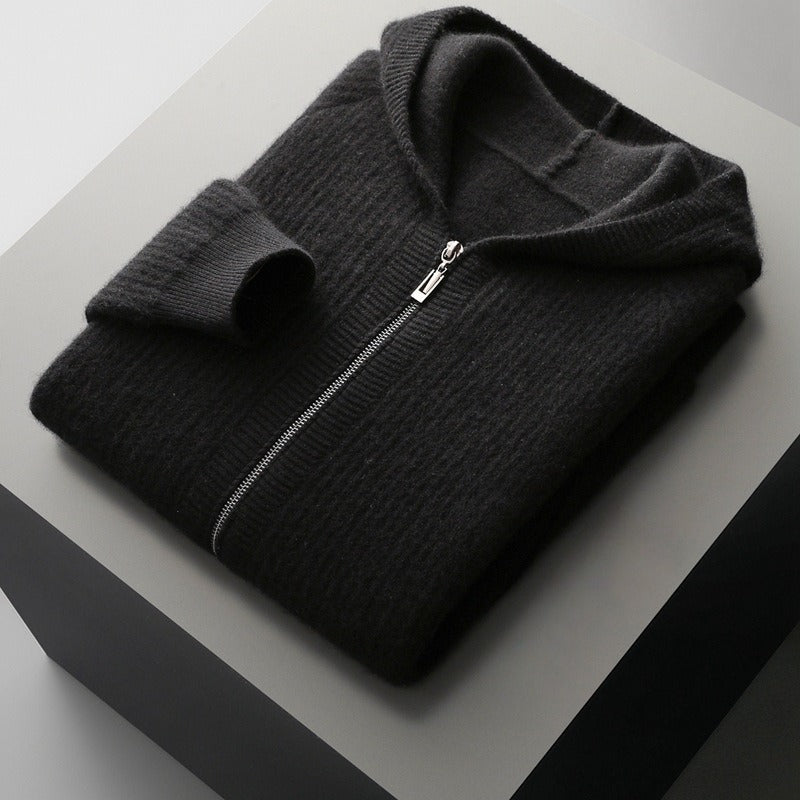 MERINO WOOL HOODIE