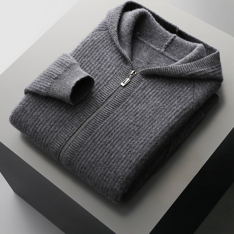 MERINO WOOL HOODIE
