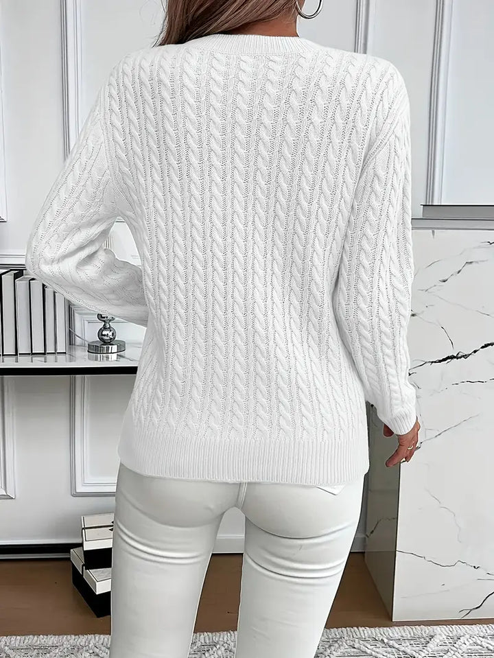 Bernila | Women's Cable Knit Sweater