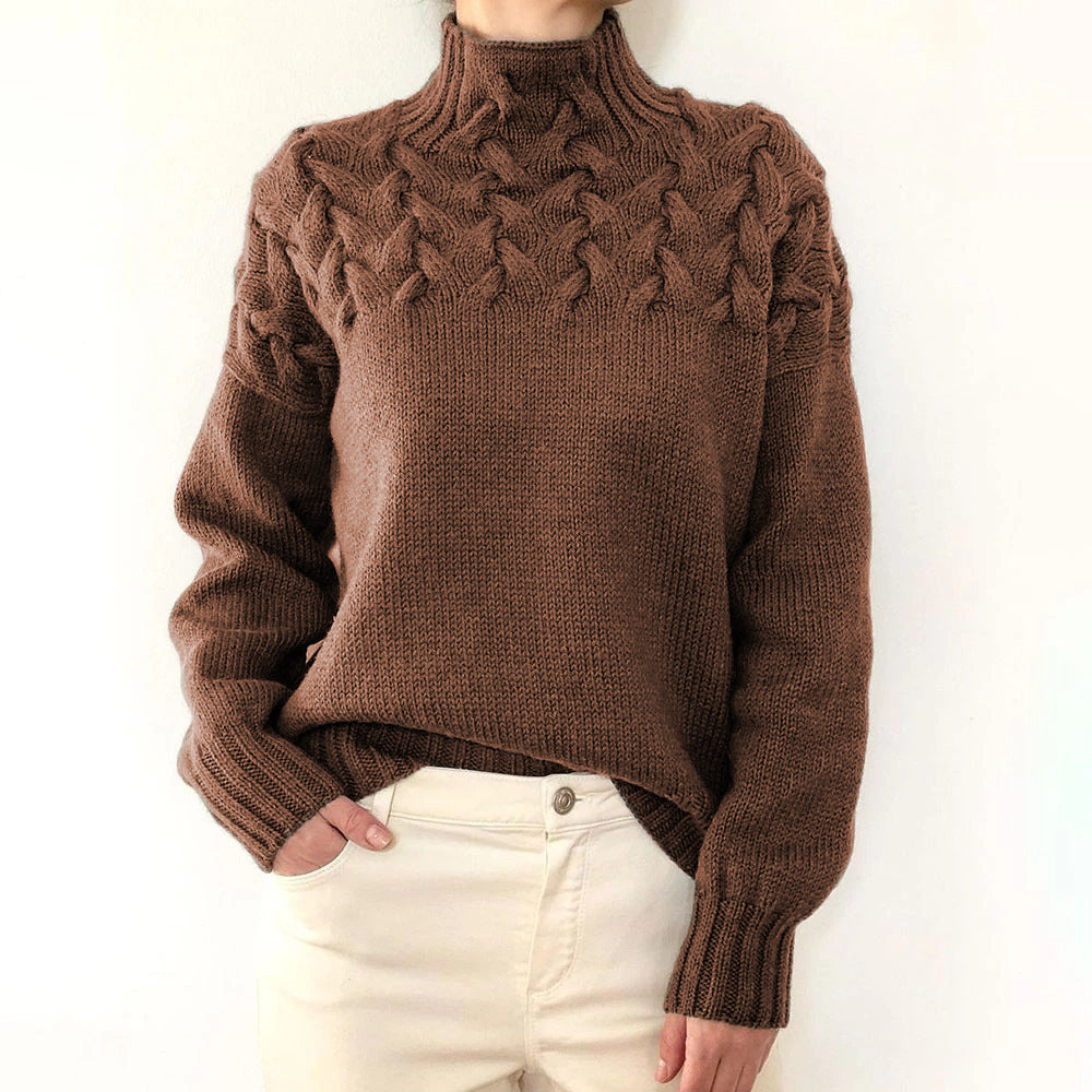 June | Elena | Warm Knitted Turtleneck