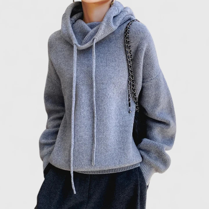 June | Marie | Cozy Knit Hoodie