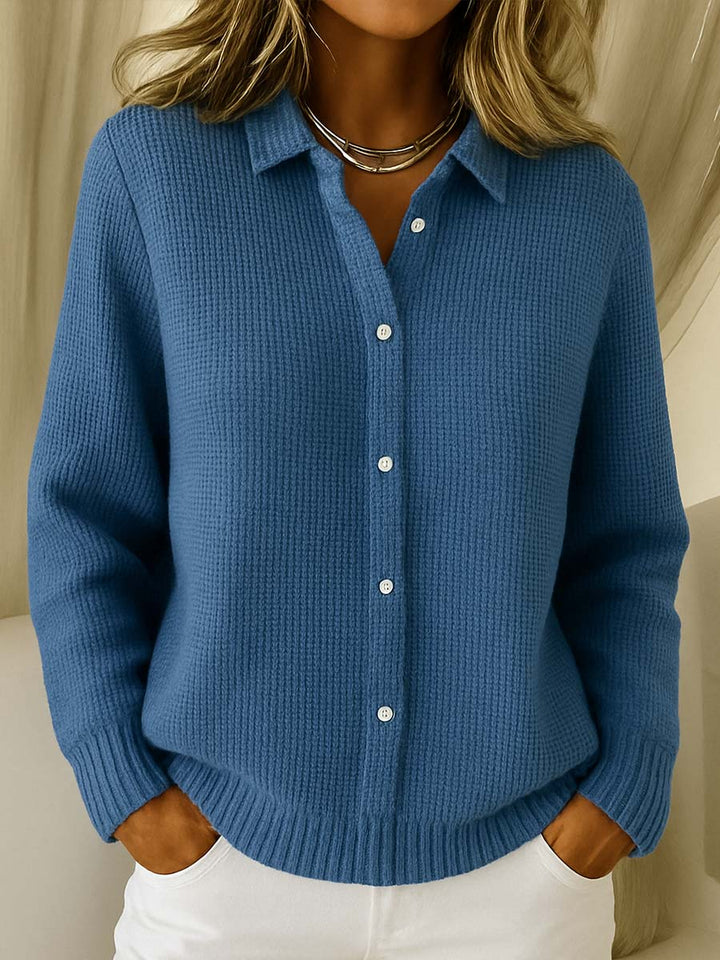 Laine | Classic Knit Button Cardigan