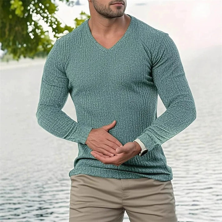 Faron - Long Sleeve Shirt With Stripes