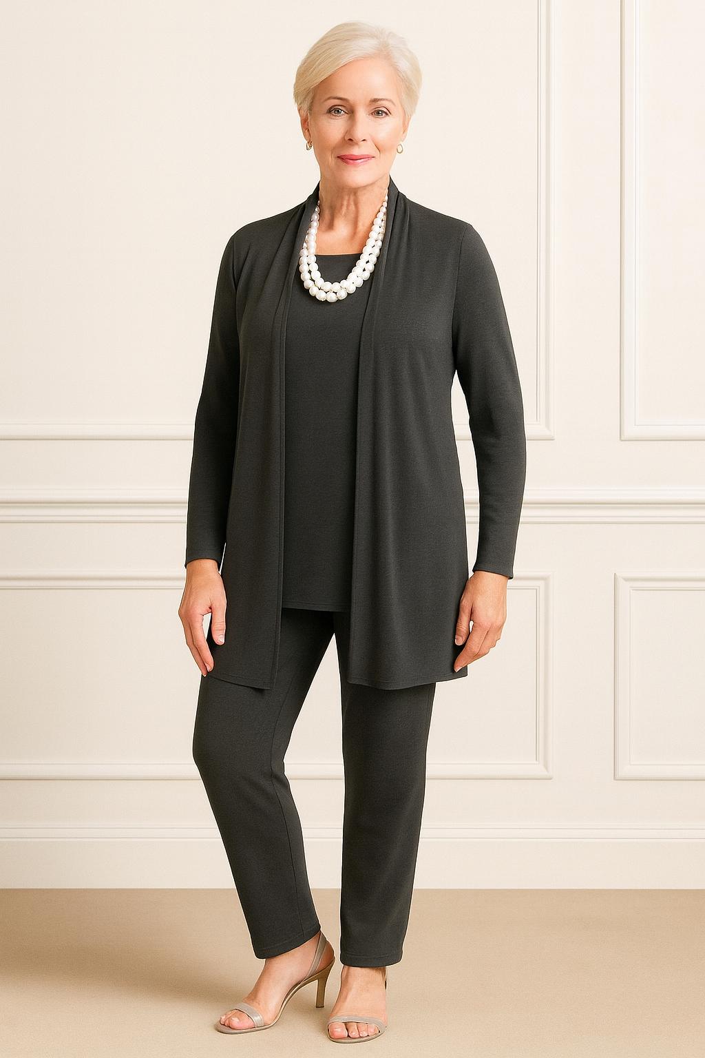 Rosy Cardigan- Top & Pants Set